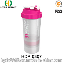 500 мл BPA бесплатно белка шейкер, пластиковые порошок шейкер (HDP-0307)